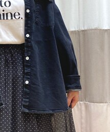 Samansa Mos2 blue | デニムジャケット