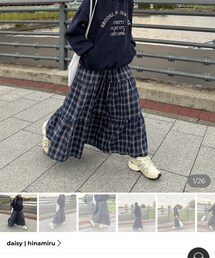 nugu | チェックスカート(スカート)