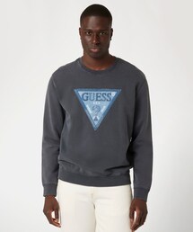 Guess | TRIANGLE Patch Cn Sweatshirt 長袖 スウェット(スウェット)