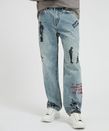 Guess | GUESS X BRANDALISED(R) WITH GRAFFITI BY BANKSY Classic Fit Denim Pants(デニムパンツ)