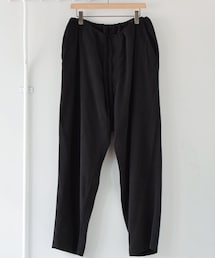 COMOLI | 21SS コットンサテンドローストリングパンツ(パンツ)