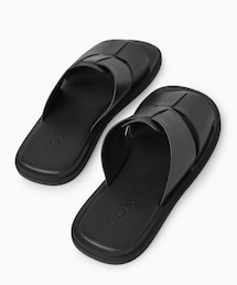 COS | WOVEN LEATHER STRAP SANDALS(サンダル)