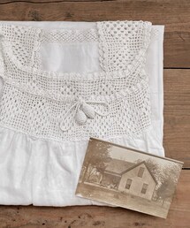 antique | early 1900s crochet dress(ワンピース/ドレス)