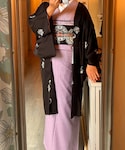 一つ紋江戸小紋の「水着/着物・浴衣(着物)」