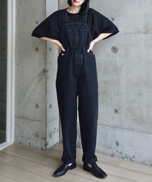 サロペット・オーバーオール・オールインワン THE SHISHIKUI Jumpsuit / black THE SHISHIKUI Jumpsuit / black