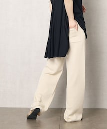 FREAK'S STORE | ▽【WEB限定】サマーニットワイドイージーパンツ(カラーパンツ)(スラックス)