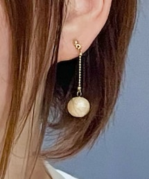 不明 | ゆらゆらパールピアス(ピアス（両耳用）)