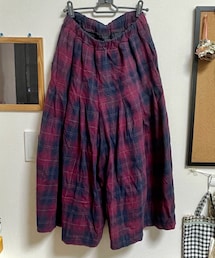 Samansa Mos2 | チェック柄ガウチョパンツ(その他パンツ)