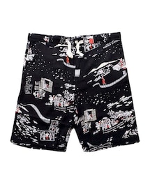 PORTER CLASSIC | - ALOHA SHORTS- BLACK(パンツ)