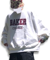 Champion | 00年代紺タグのカレッジロゴスウェットです。(スウェット)