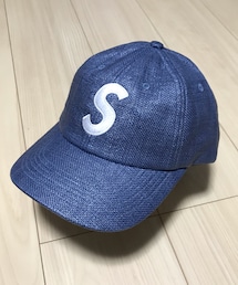 Supreme  | Raffia S Logo 6-Panel "Navy"(キャップ)