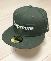 NEW ERA | NEWERA × Supreme “Box Logo Mesh Olive”(キャップ)