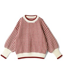 GRL | チェック柄ニットトップス【ab104】(ニット/セーター)