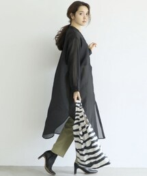 coca（coca） | シアーロングシャツ(シャツ/ブラウス)