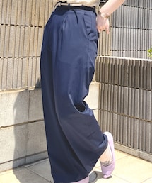 UNIQLO | タックワイドパンツ　69色　Mサイズ(スラックス)