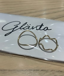 glanta | 真鍮リング幅1グリッターしあげ/各980/5号3号(リング)