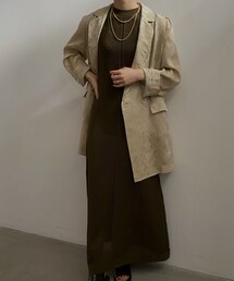 Ameri | MEDI ALICIA JACQUARD JACKET / ¥33,000(テーラードジャケット)