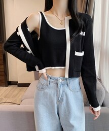 Choeae | https://choeae.official.ec/items/67610954(カーディガン/ボレロ)