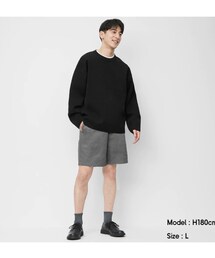 GU | ・シェフショーツ(セットアップ可能)・990円・L(パンツ)