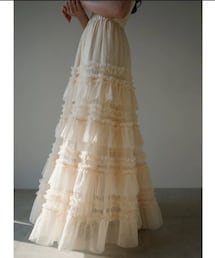 Acka. | tulle long skirt(スカート)