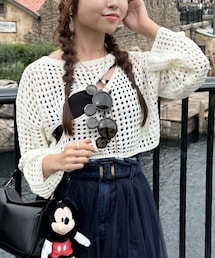 AERMA | hole design bell sleeve knit(トップス)