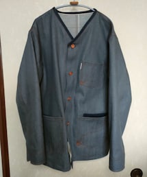 SOMA KOMATUNO | デニムノーカーラージャケット(デニムジャケット)