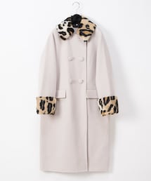 GRACE CLASS | レオパードファー付コート(ジャケット/アウター)
