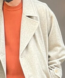 AURALEE | SUPER MILLED SHETLAND WOOL DOUBLE BREASTED COAT BEIGE(トレンチコート)