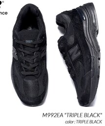 NEW BALANCE | NEW BALANCE 992 "TRIPLE BLACK"(スニーカー)