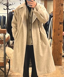 bukht | SHAGGY JACQUARD SOLID CARDIGAN BLUE GREY(カーディガン/ボレロ)