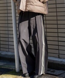 ELOOPS | サイドzipパンツ(チノパンツ)