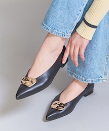 BEAUTY&YOUTH UNITED ARROWS | メタルクリップ ポインテッド フラットシューズ -2WAY-(バレエシューズ)