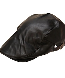 ICHIYON PLUS | フェイクレザーハンチング(ハンチング/ベレー帽)