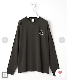 NO COFFEE | 【FRUIT OF THE LOOM/フルーツオブザルーム】x NO COFFEE ポケット付き L/S Tシャツ(Tシャツ/カットソー)