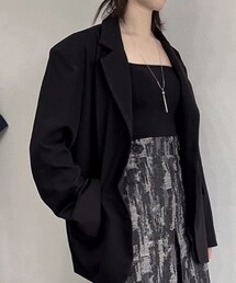 NAUNAU | ノーカラージャケット