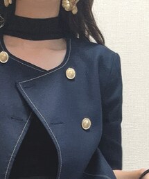 ZARA | ノーカラージャケット