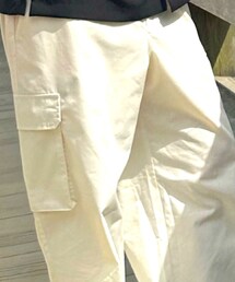 GU | カーゴプルオンパンツ(丈標準67.0～71.0cm) 着用サイズ: XL(カーゴパンツ)