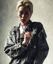 Abyssea | 【Abyssea】Crash gear strech denim jacket(デニムジャケット)