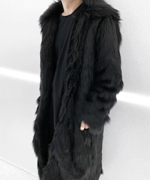 PANERO | "FUR COAT" ロングファーコート M(その他アウター)