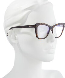 TOM FORD | 55mm Cat Eye Blue Light Blocking Optical Glasses(メガネ)