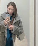 AZUL by moussy(アズールバイマウジー)の「ジャケット/アウター(ムートンコート)」