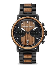 ORIGINAL GRAIN | Alterra Chronograph 44mm - Whiskey Black(アナログ腕時計)