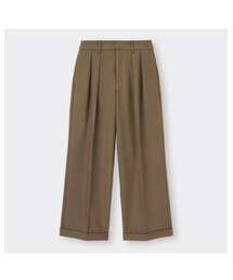 GU | インタックワイドパンツ(スラックス)