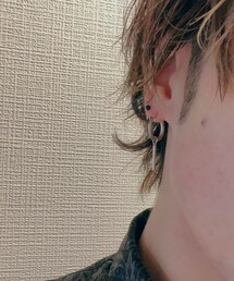 ピアス つけた感じ🎵 | ピアス(片耳用)