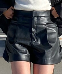ZARA | zaraで購入したレザーパンツです。(その他パンツ)