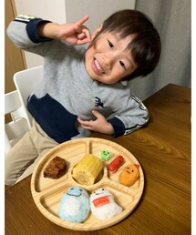 僕も食べたよ👻💓 | 遠足じゃなかったRENには夕食にて👻💓(食器)