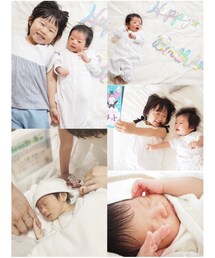 0歳誕生した頃👼💓 | 我が家へようこそ👶🏻💓お姉ちゃんと仲良くね🎶(その他)