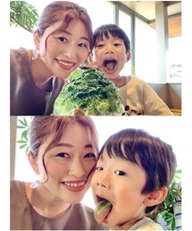 夏の思い出🍧💚 | 抹茶大好きなちっちゃな彼氏とのデート💓SARAはかき氷も抹茶も興味無くなって付き合ってくれなくなったのでRENと2人で行く事が増えた🥹(食器)