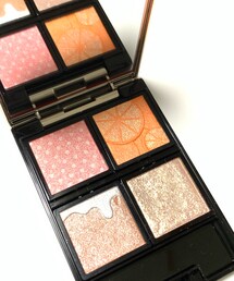 MAQuillAGE | 大好きなスタッフさんと選んだお気に入り4色🥰　　　　　カスタマイズ出来るから捨て色なし！　　　　　　　　　オレンジは限定カラー🧡(アイシャドウ)