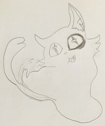 ダイジンの絵🐈💕 | ダイジンの絵🐈　　　　　　　　　　　　　　　　　　見ながら模写して描いたの上手すぎる👏🥹(その他)